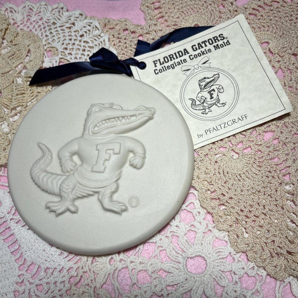 University of Florida cookie mold by PFALTZGRAFF Vintage Gator style.
